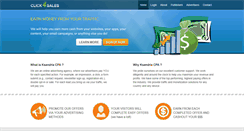 Desktop Screenshot of click-4-sales.com
